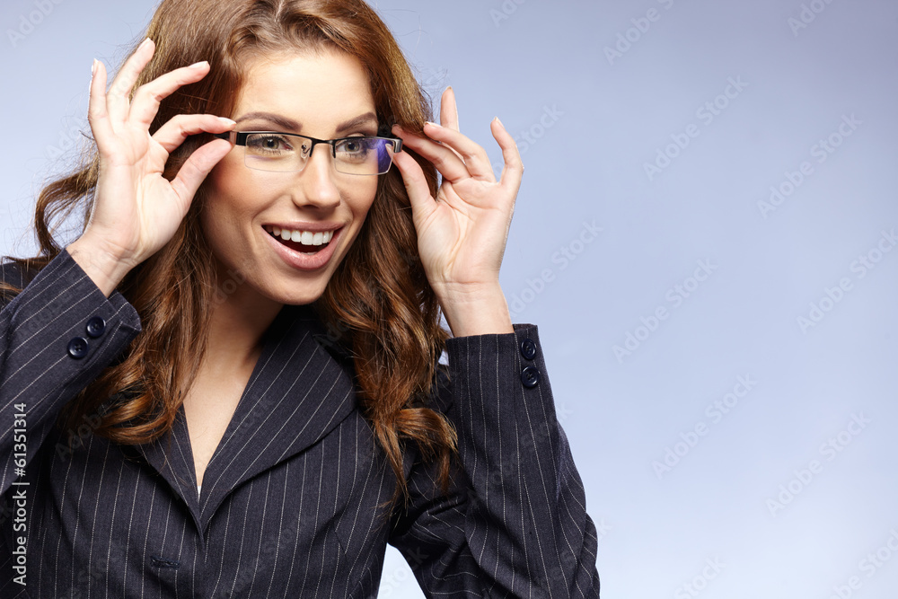 Beautiful Woman Wearing Glasses Beautiful Woman Wearing Glasses