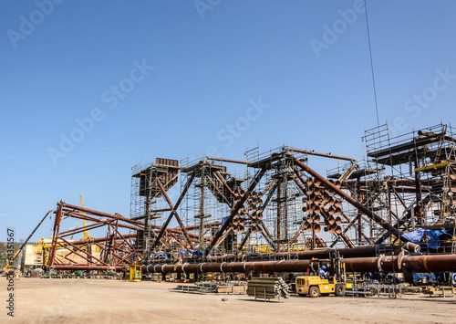 Drilling Platform under Construction