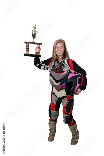 Motocross Motorcycle Girl
