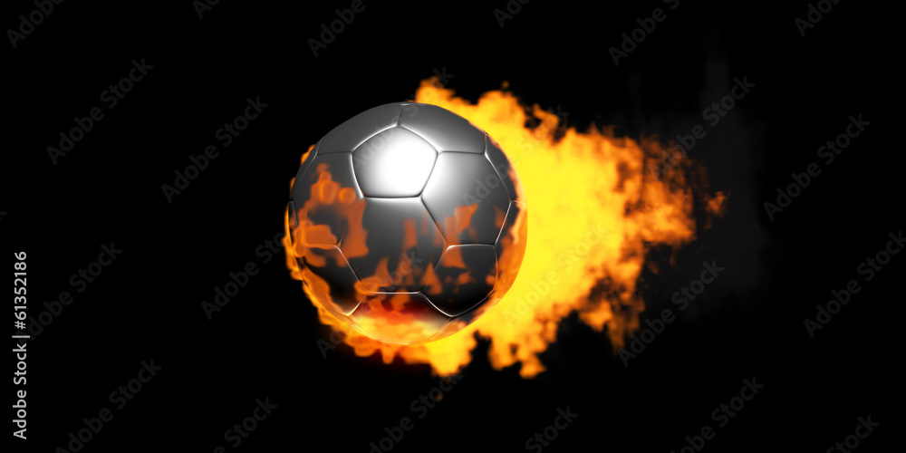 Naklejka premium Fussball, Weltmeister, Sport, Feuer