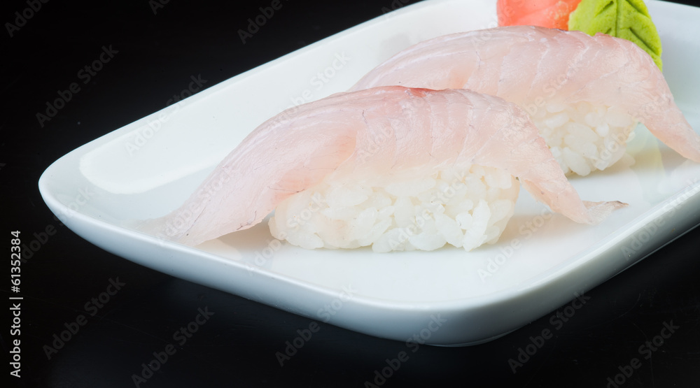 japanese cuisine. sushi on the background japanese cuisine. sushi on the background