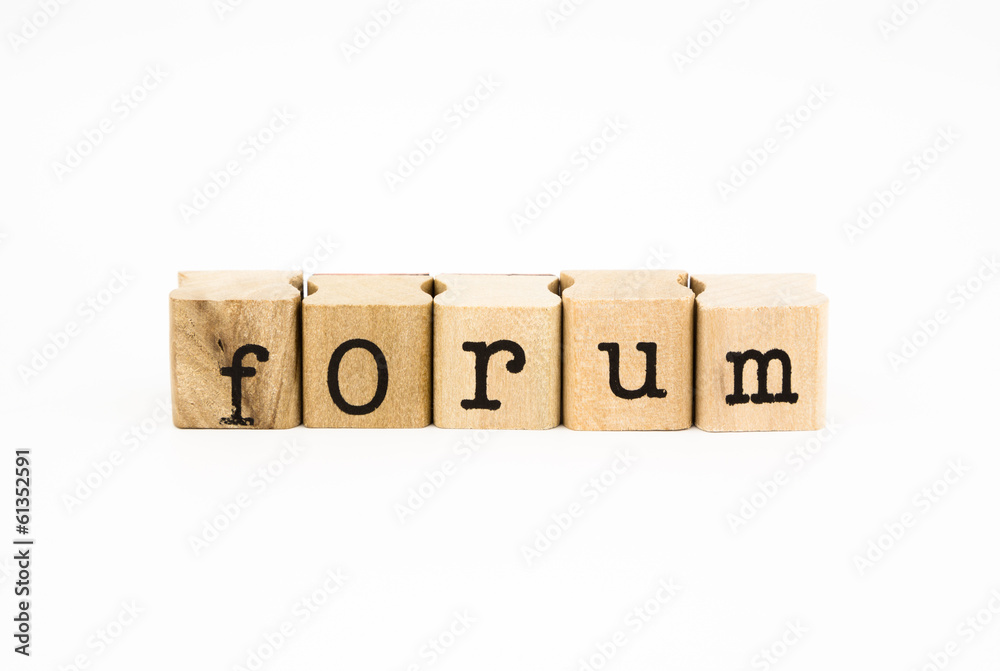 forum wording, education and business concept forum wording, education and business concept
