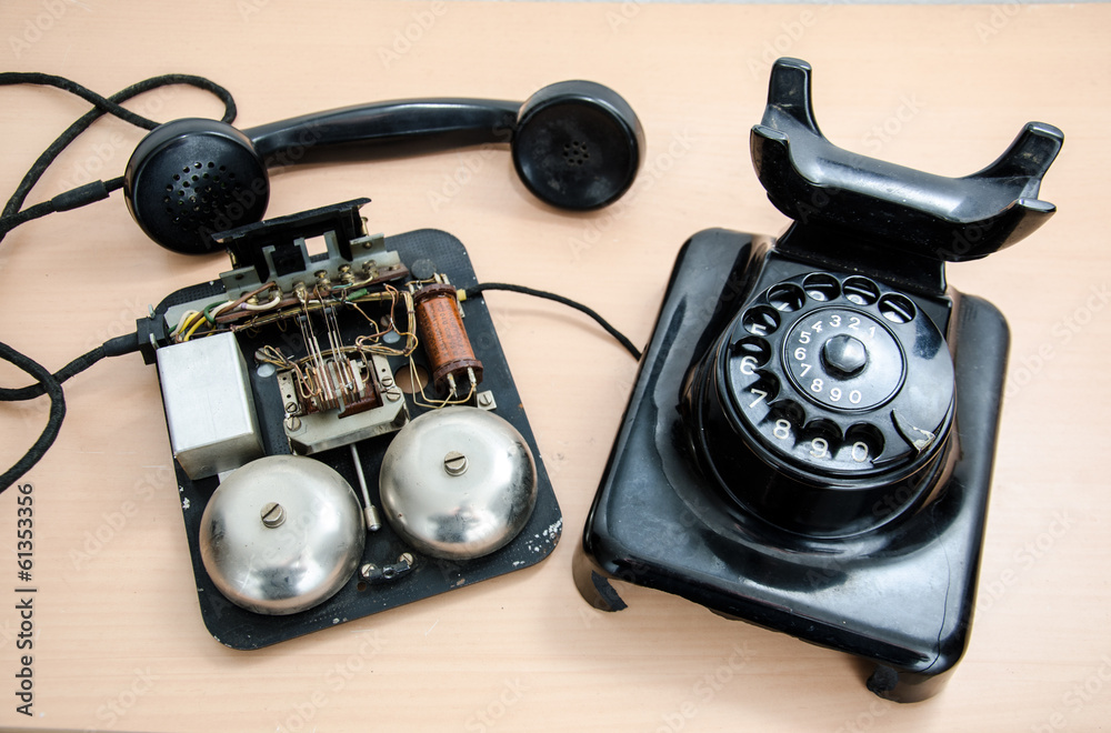 Nostalgie Telefon Stock-Foto | Adobe Stock