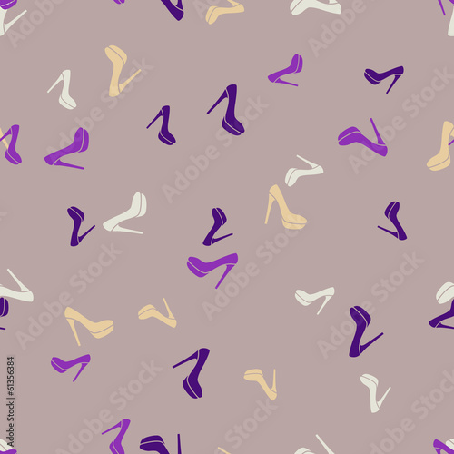 seamless background: shoe