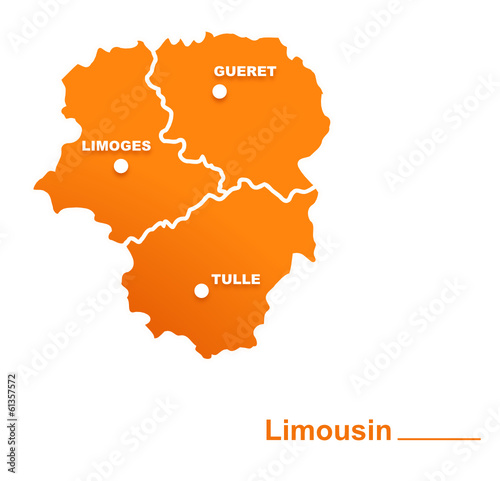 limousin région départements et villes