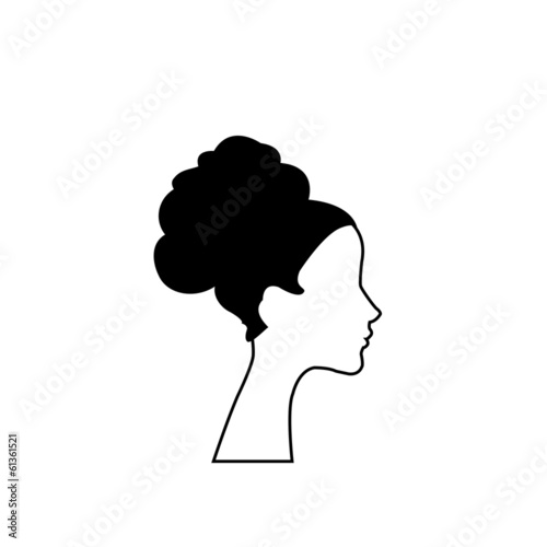 woman with a bun