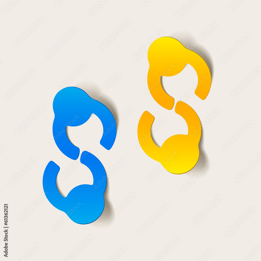 realistic design element: handshake realistic design element: handshake