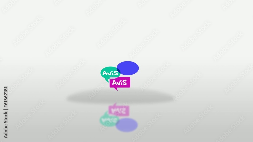 Avis bulles colorés sondage service client SAV animation