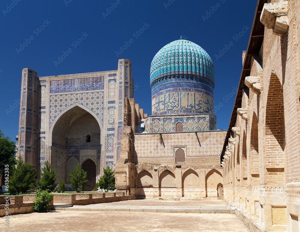 View from Bibi-Khanym mosque - Registan - Samarkand - Uzbekistan