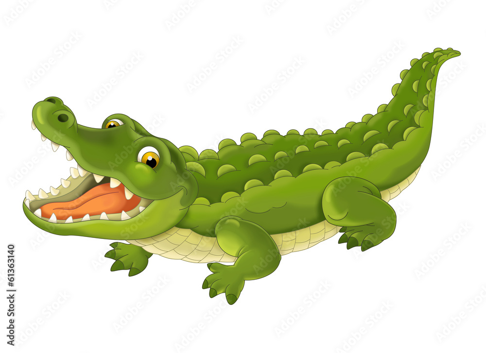 Obraz premium Cartoon zwierząt - ilustracja dla dzieci