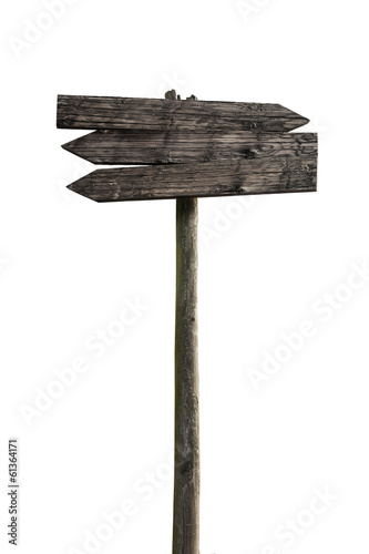 Alter Wegweiser aus Holz
