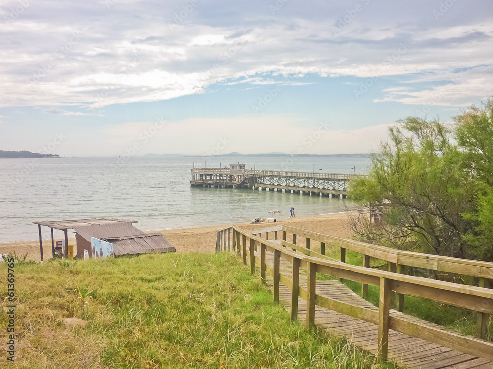 Obraz premium Quay of Punta del Este
