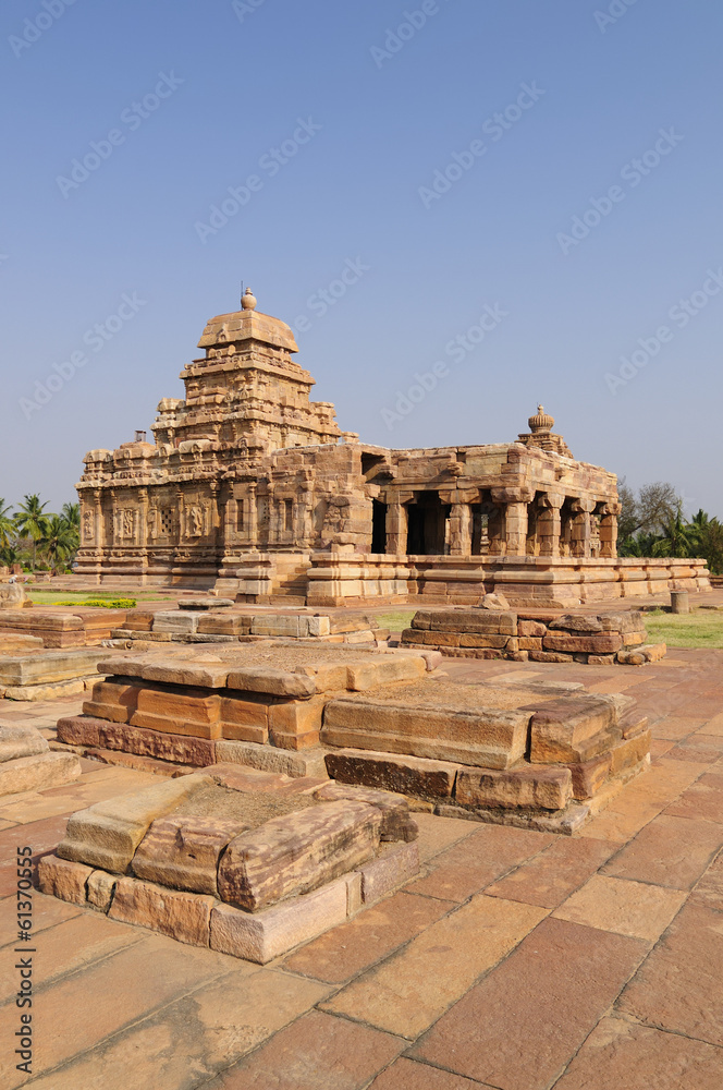 Indian ancient architeckture in Pattadakal