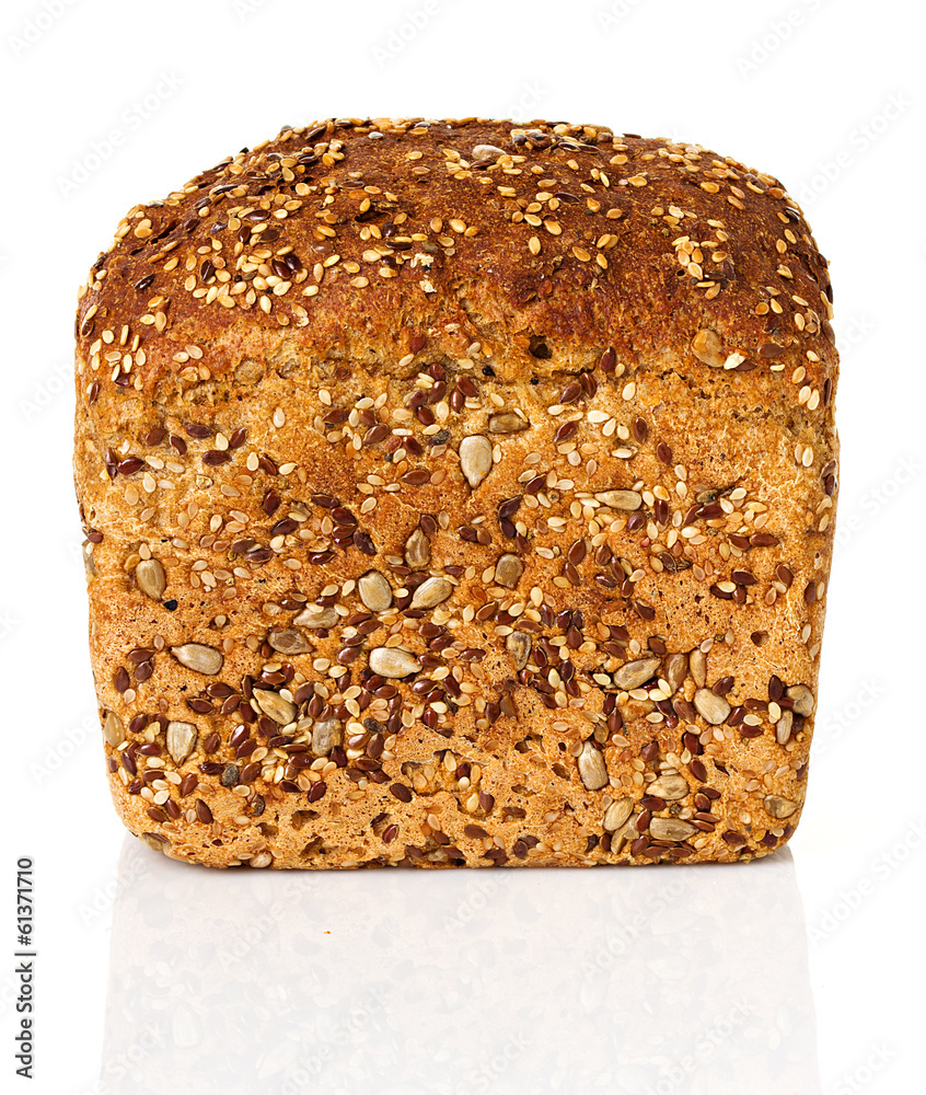 loaf of bread isolated on white loaf of bread isolated on white