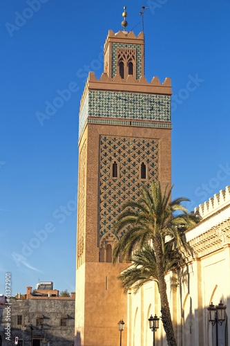 Minarett der Koutoubia-Moschee, Marokko photo