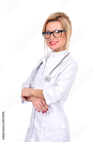 beautiful female doctor