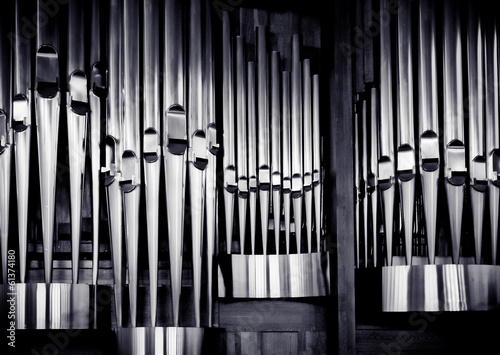 Organ pipes set photo