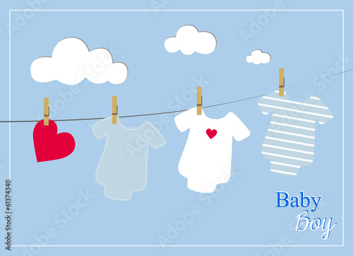 baby boy shower invitation card