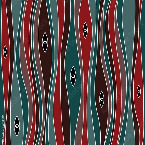Seamless abstract mystic pattern