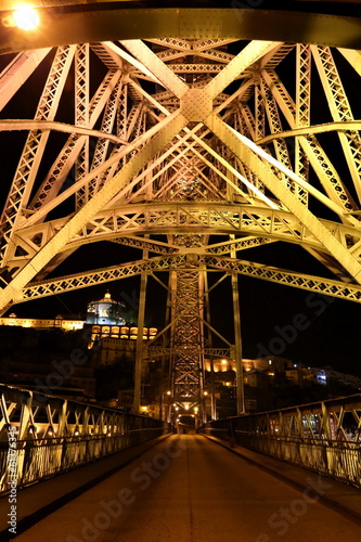 ポルトドンルイス1世橋の夜景
