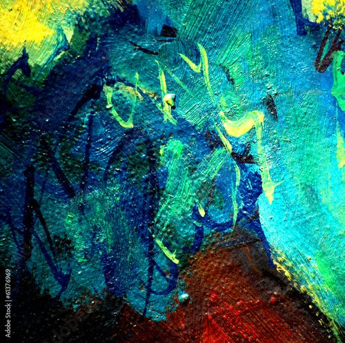 abstract chaotic painting , illustration, background