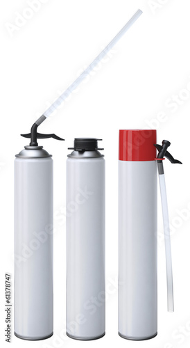 Принти на полотні PU-Foam tubes isolated on white