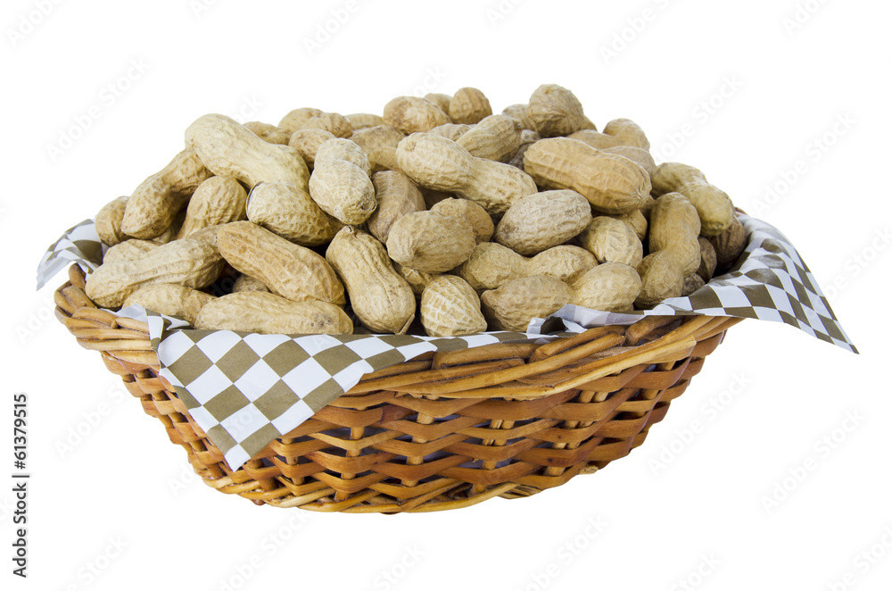 Basket of peanuts Basket of peanuts