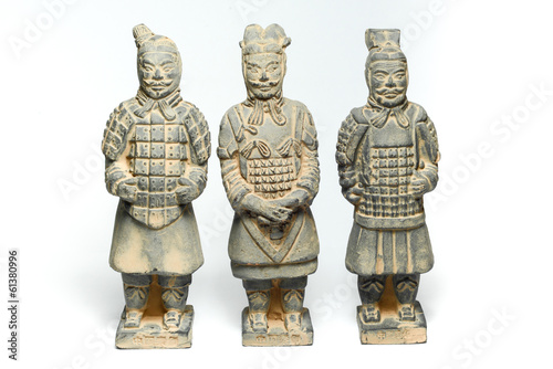 Three Terra Cotta Warriors by ancient china