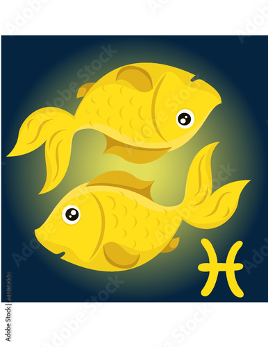 Zodiac pisces sign