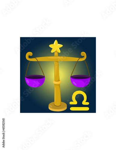 Zodiac libra sign