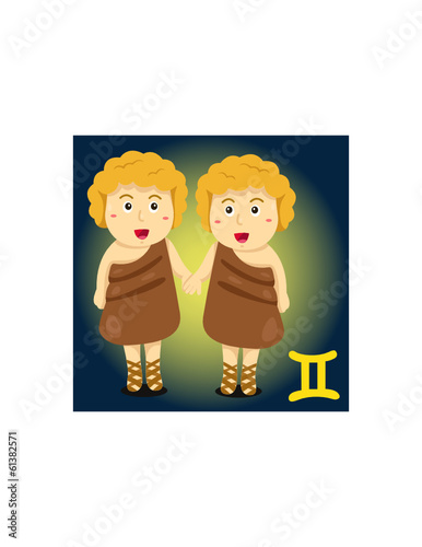 Zodiac gemini sign