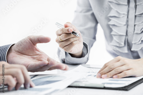 Business people discussing during a meeting