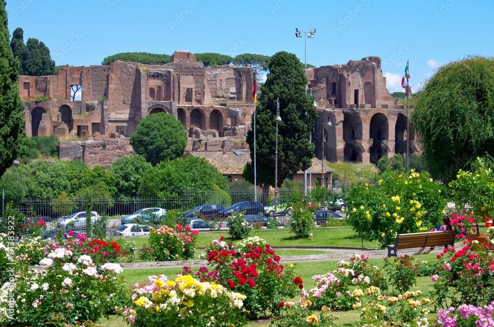 Obraz premium Rom Terme di Massenzio - Rome Terme di Massenzio 04