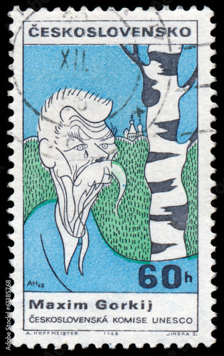 CZECHOSLOVAKIA - CIRCA 1968: A stamp printed in the Czechoslovak