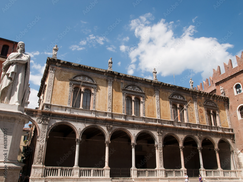 The Council Lodge in the Lords square Verona