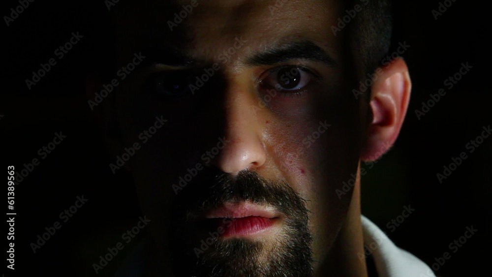 Young Man Gazing upon the Camera