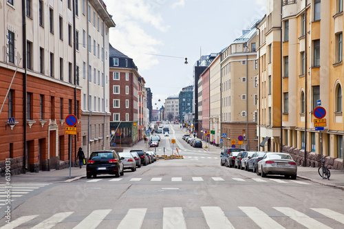 Obraz na plátně City Helsinki. Cityscape