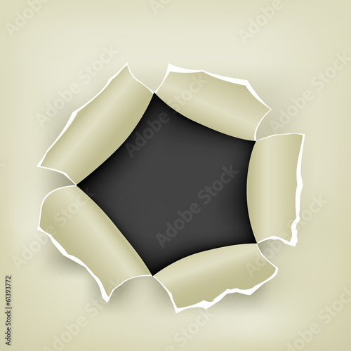 hole in paper