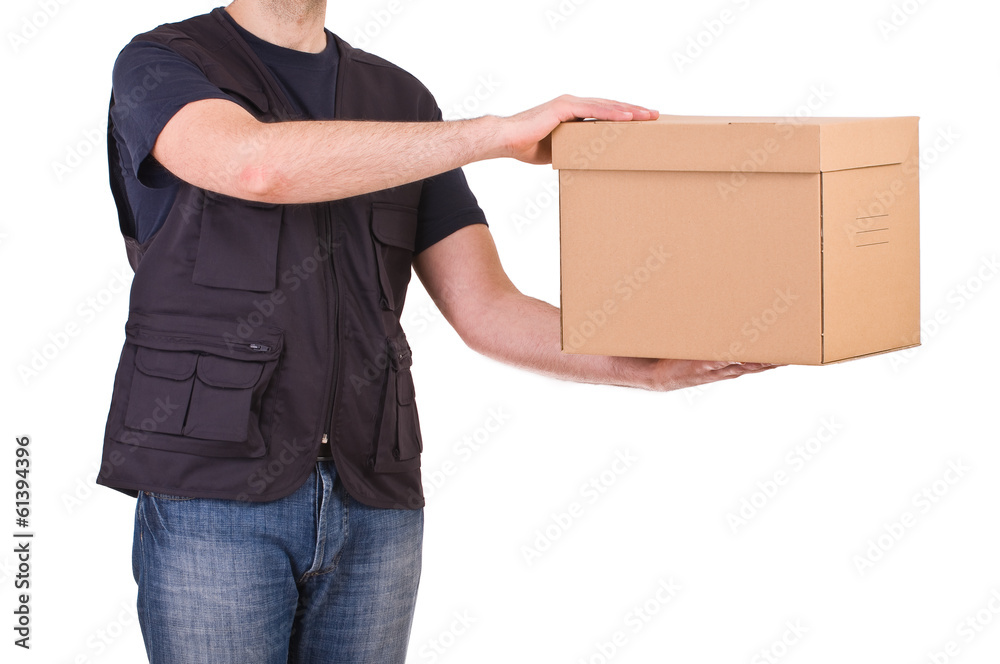 Delivery man. Delivery man.