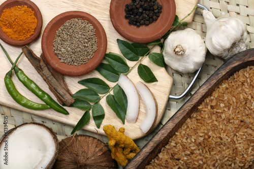 Ingredient mixture is a combination of spices  herbs