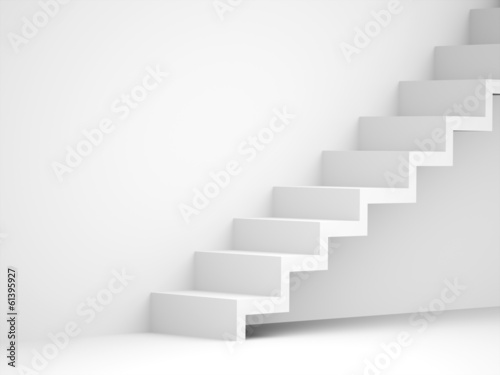 Stairs business concept rendered