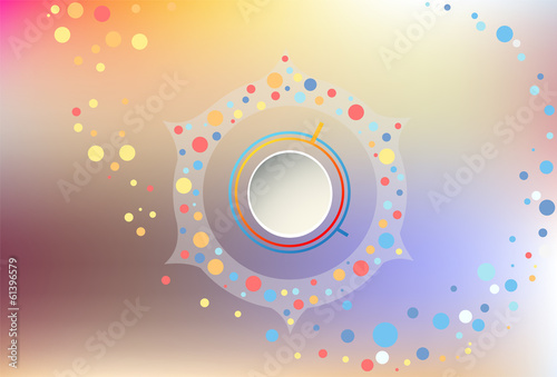 Colored dot wave