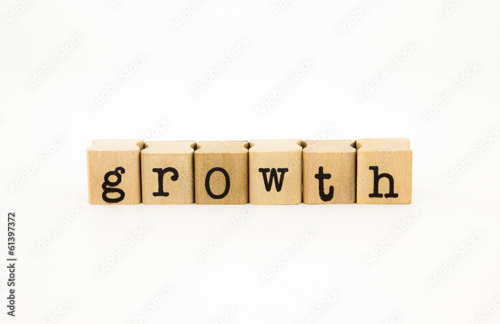 growth wording, business concept and idea growth wording, business concept and idea