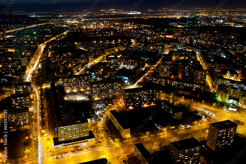 Obraz premium wroclaw by night