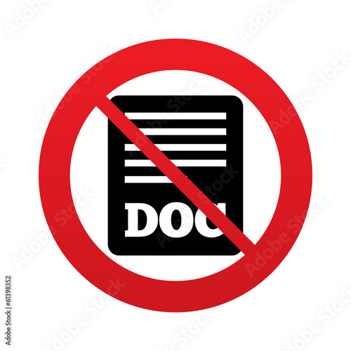 No File document icon. Download doc button.