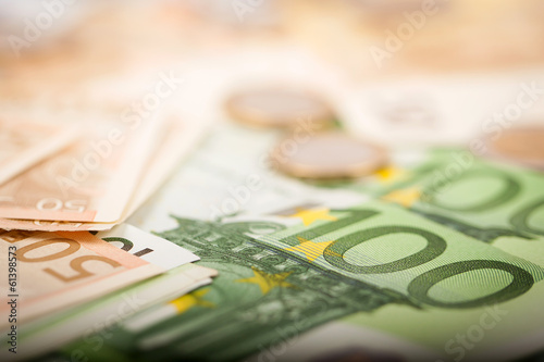 Euro Banknotes photo