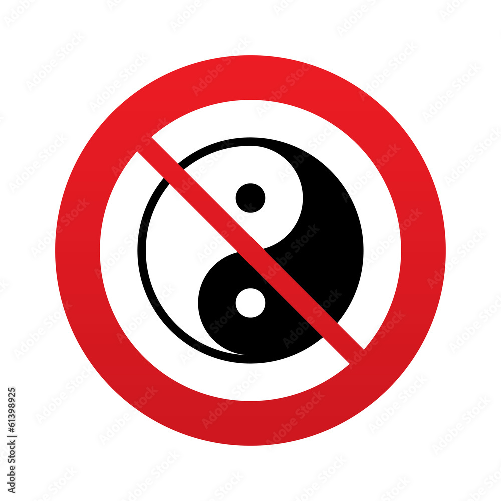 Ying yang sign icon. Harmony and balance symbol. Ying yang sign icon. Harmony and balance symbol.
