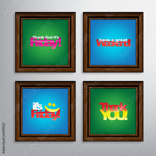 Set Of Motivational Quotes.