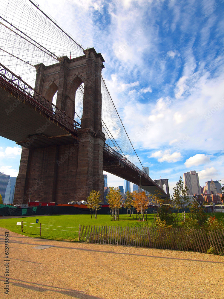 Naklejka premium Brooklyn Bridge, New York