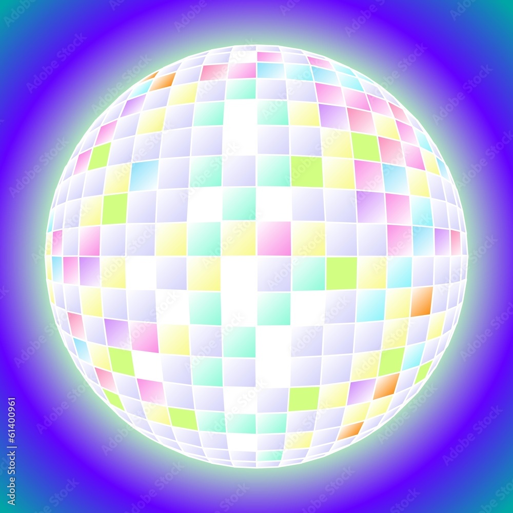 Fototapeta premium glowing ball